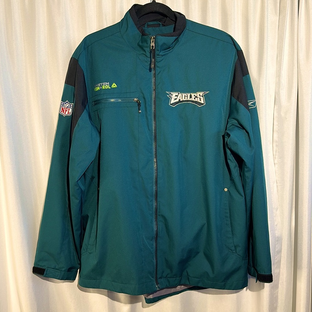 Reebok Teal Philadelphia Eagles Performance Jacket